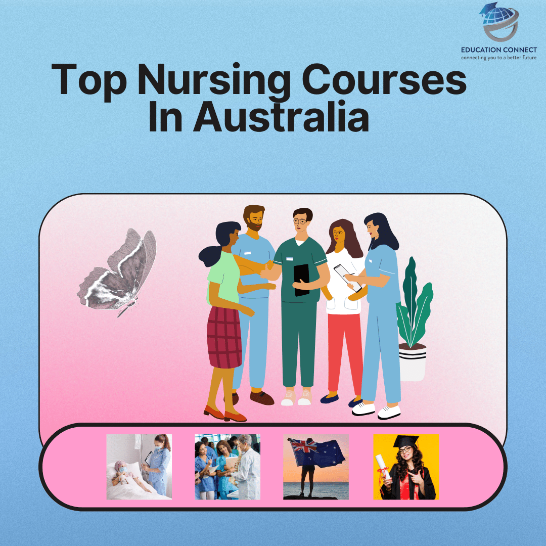 Nursing students in a classroom at a prestigious Australian university.