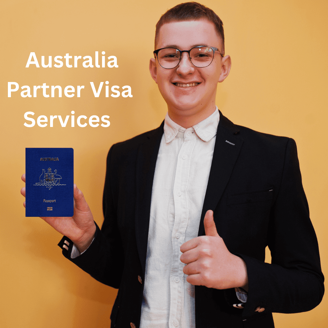 Partner Visa Australia: Couple happily embracing, representing the application process for partners immigrating to Australia.